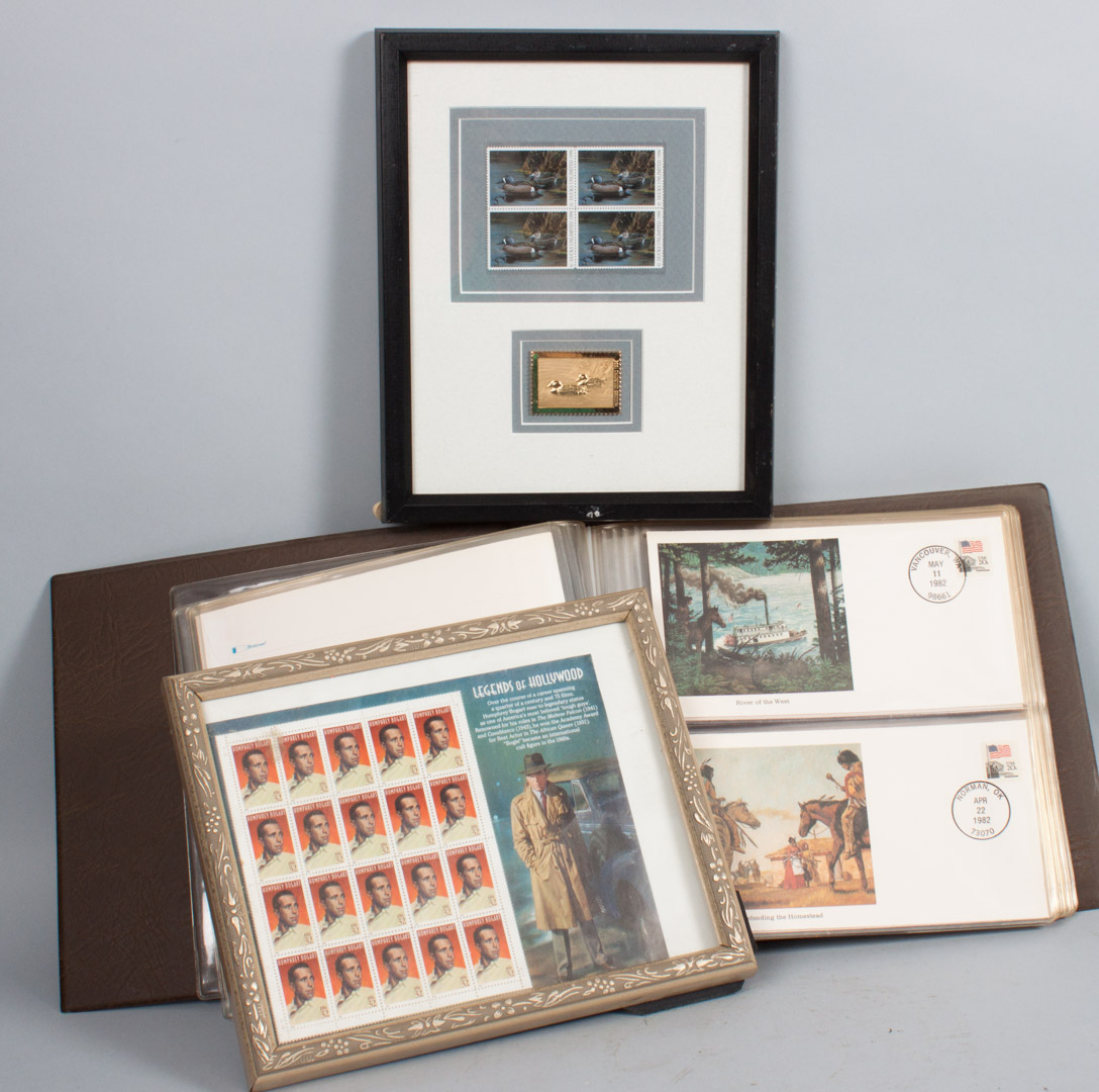 Appraisal: U S First Day Cover albums and framed sets issued