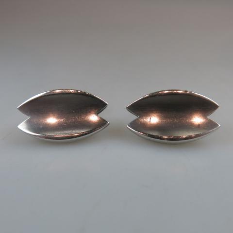 Appraisal: Pair Of Poul Warmind Danish Sterling Silver Cufflinks