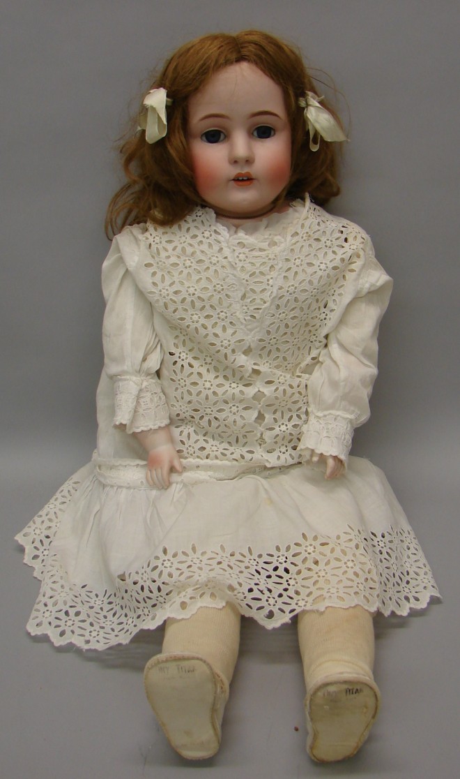 Appraisal: Dep Made in Germany shoulderhead doll Blue sleep eyes open