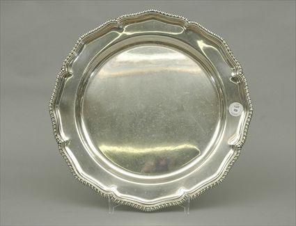 Appraisal: Crichton Sterling Silver Circular Tray