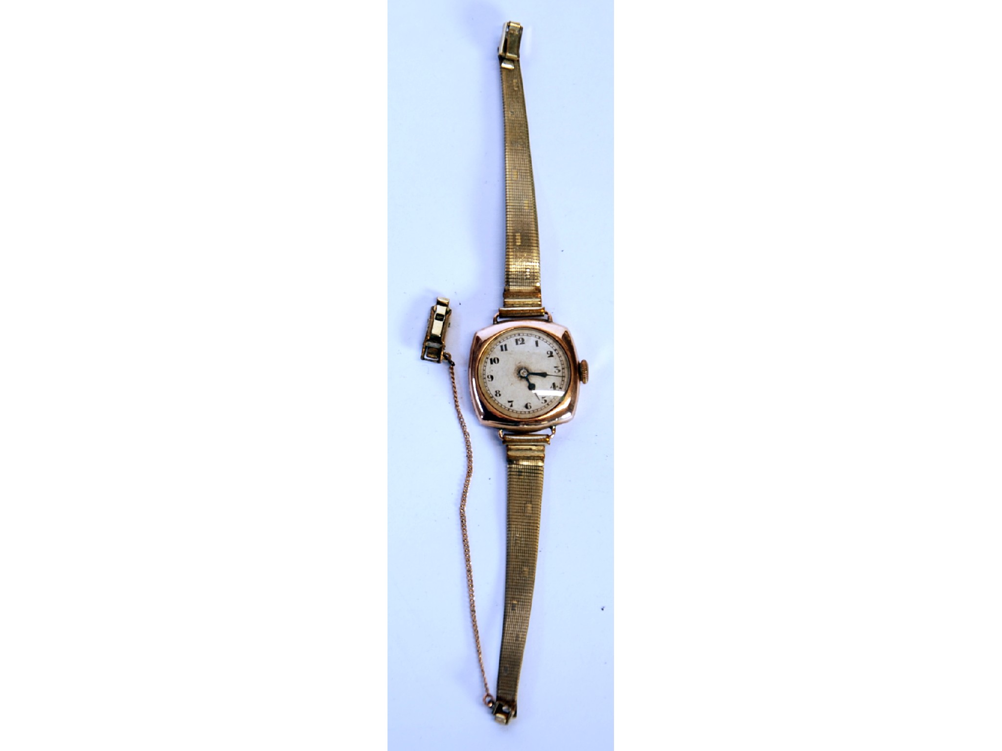 Appraisal: A LADY'S ct GOLD CASED GENEX PRIMA WRIST WATCH jewel