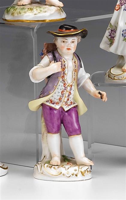 Appraisal: Meissen porcelain figure emblematic of Summer th century Modeled as