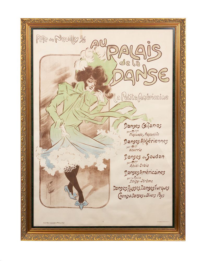 Appraisal: A French Poster Au Palais de la Danse A French