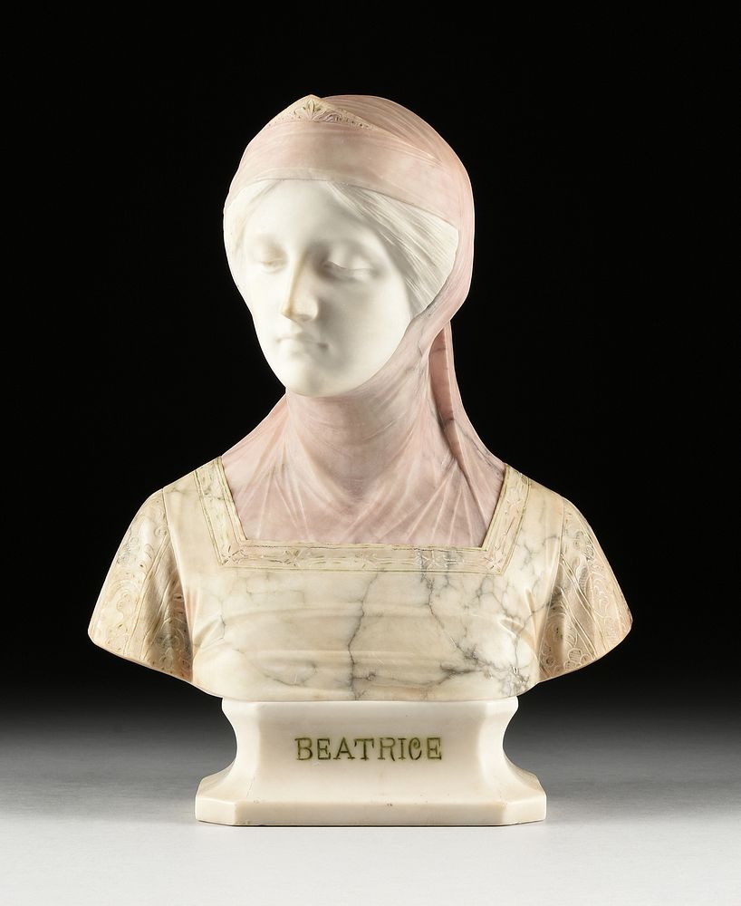 Appraisal: GIUSEPPE BESSI Italian - A SCULPTURE Beatrice CIRCA GIUSEPPE BESSI