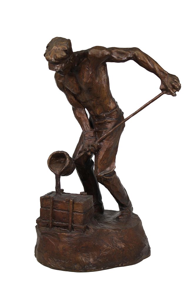 Appraisal: Malcolm Alexander - Bronze Malcolm Alexander - Bronze Sculpture of