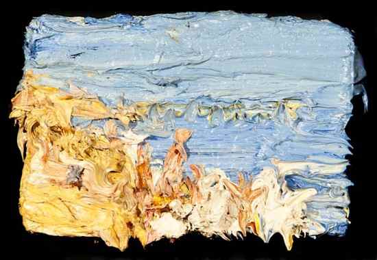 Appraisal: George Rowlett b Walmer Beach Bathers oil on wooden block