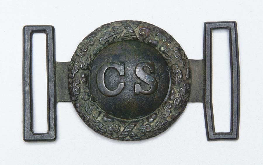 Appraisal: CONFEDERATE CS PIECE WAIST BELT PLATE This is a fine