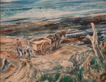 Appraisal: William C Grauer American - W P A Workers Watercolor