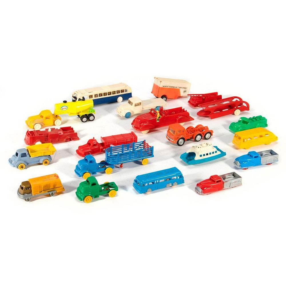 Appraisal: Plastic Truck Lot Plastic Truck Lot