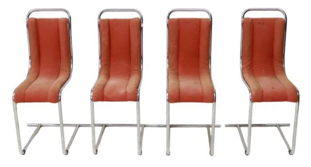 Appraisal: lot of Italian mid-century modern chairs attributed to Ico Parisi