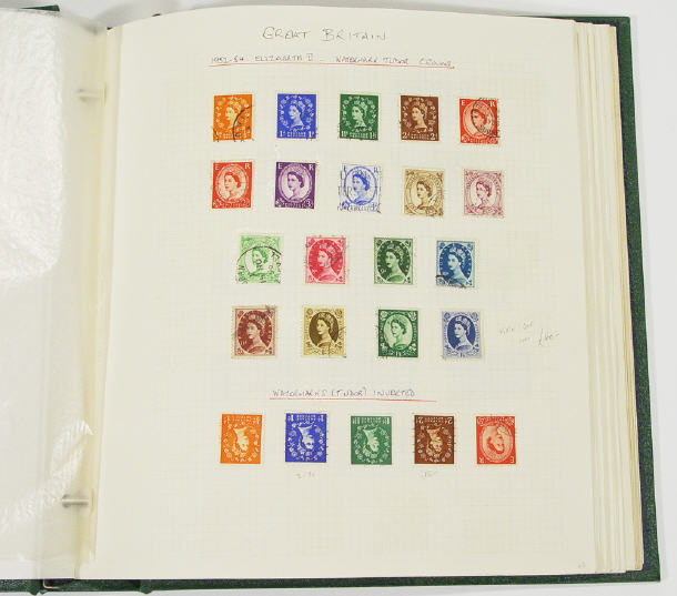 Appraisal: Collection of used British stamps mainly to present day