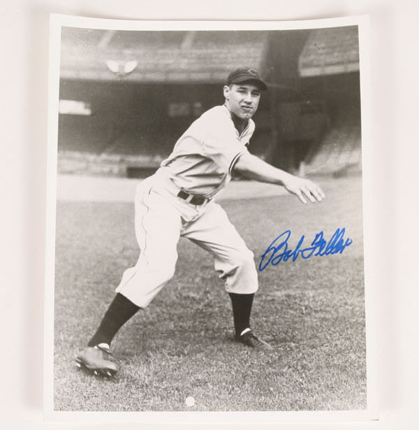 Appraisal: Four baseball autographs on x glossy photograph Phil Cavercetta Bill