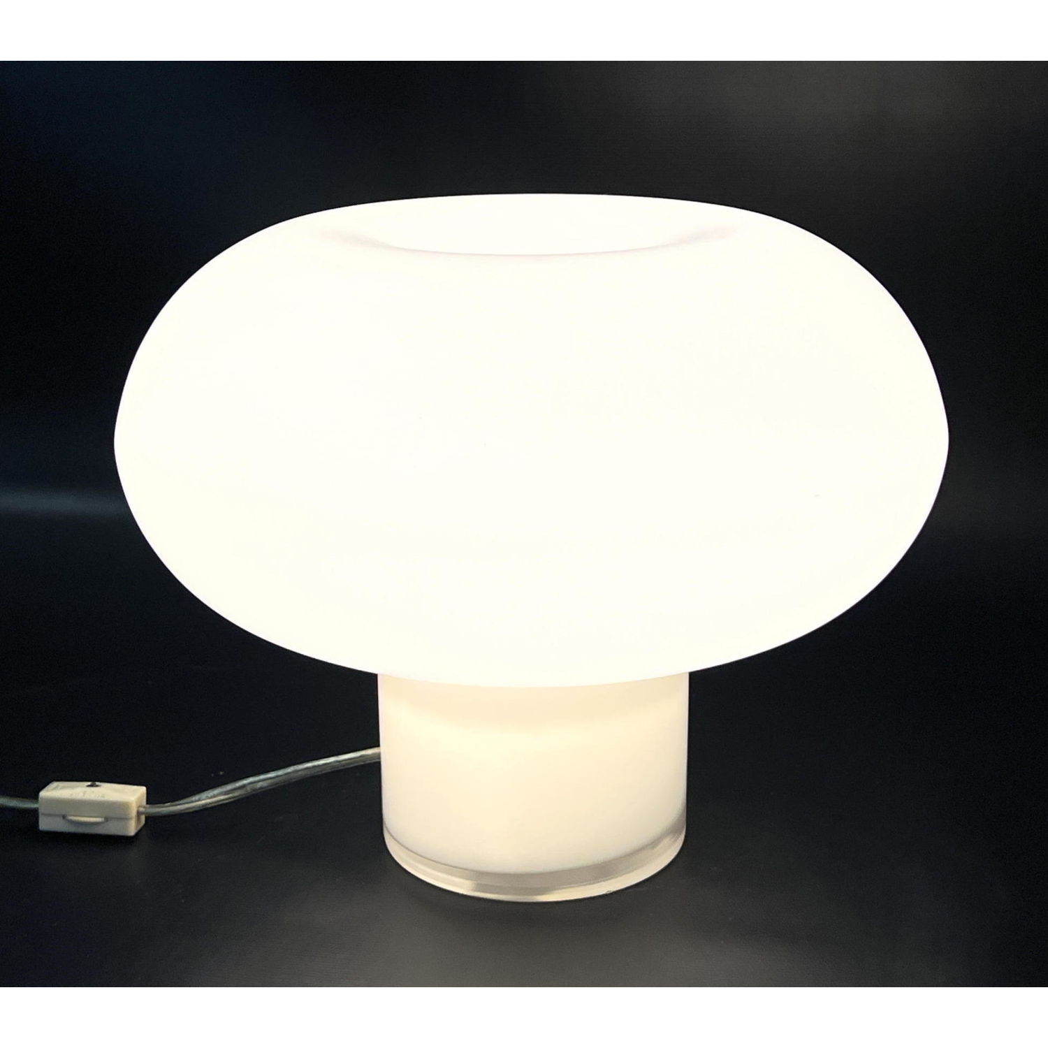 Appraisal: Italian style Mushroom Shade Art Glass Lamp Dimensions H inches