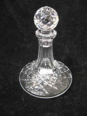 Appraisal: Waterford Cut Crystal Ships Decanter signed '' excellent