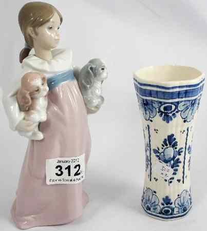 Appraisal: A Lladro Figure of Little Girl arms full of love