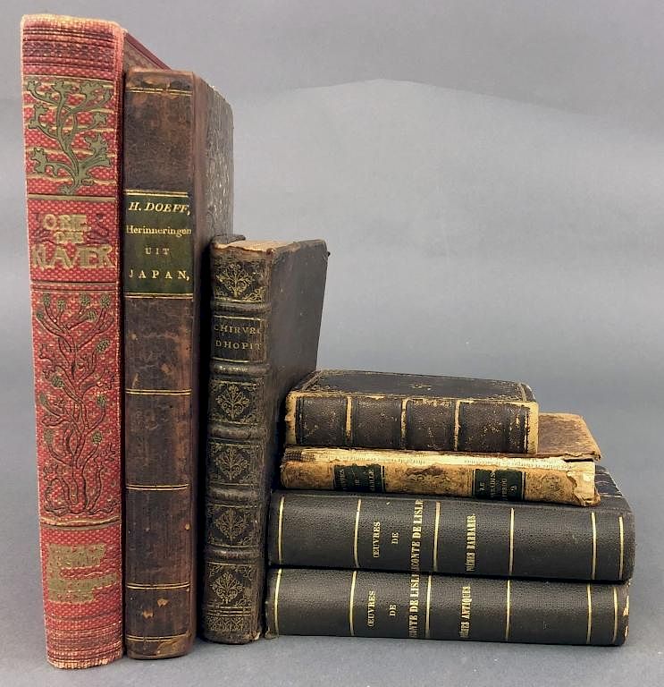 Appraisal: Collection of Rare Books Rare books to include Doeff Henrik