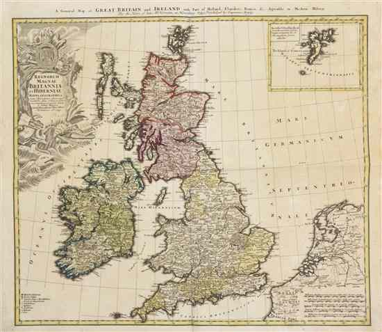 Appraisal: MAP HOMANN HEIRS A group of maps likely from an