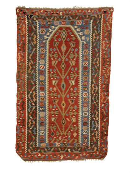 Appraisal: West Anatolian Kilim possibly Aydin th century ft x ft