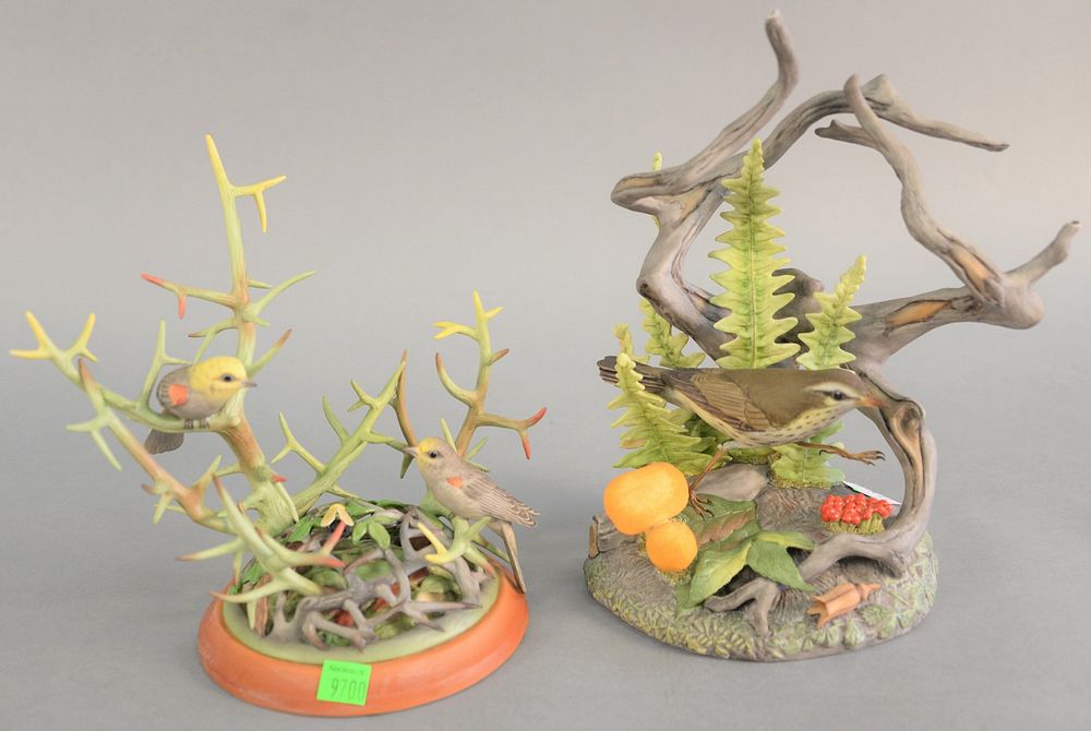 Appraisal: Two Boehm porcelain sculptures to include Northern Water Thrush and