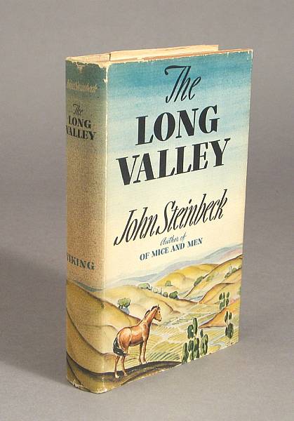 Appraisal: STEINBECK JOHN The Long Valley New York Viking Original two-tone