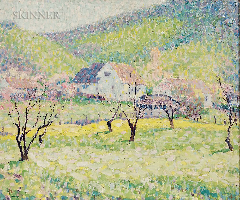 Appraisal: William Henry Clapp American - Early Spring California Ranch William