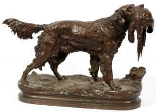 Appraisal: JULES MOIGNIEZ BRONZE SCULPTURE C JULES MOIGNIEZ FRENCH - BRONZE