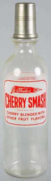 Appraisal: Cherry Smash Applied Color Label Syrup Bottle Label is on