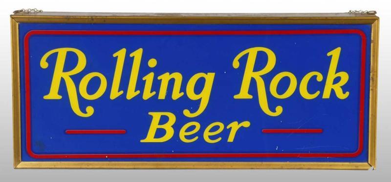 Appraisal: Rolling Rock Light-Up Sign Description s Made by Neon Products