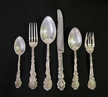 Appraisal: Sterling silver partial table service Gorham providence ri