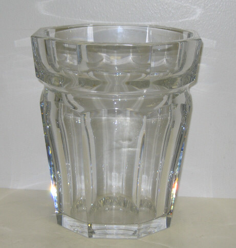 Appraisal: FRENCH BACCARAT CRYSTAL ICE BUCKET Moulin Rouge pattern without handles