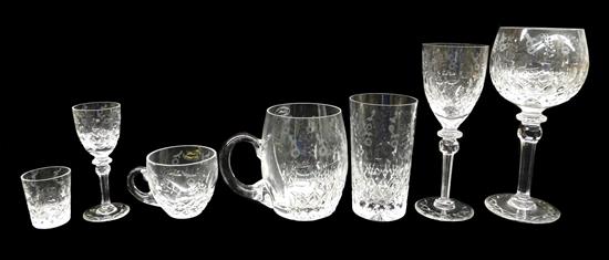 Appraisal: Rogaska 'Gallia' pattern stemware approximately sixty-four pieces th Century Yugoslavian