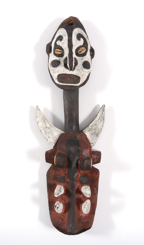 Appraisal: NEW GUINEA CARVED SEPIK STYLE SUSPENSION HOOK In the Sepik