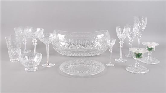 Appraisal: A Partial Set of Swedish Crystal Stemware Kosta Boda Height