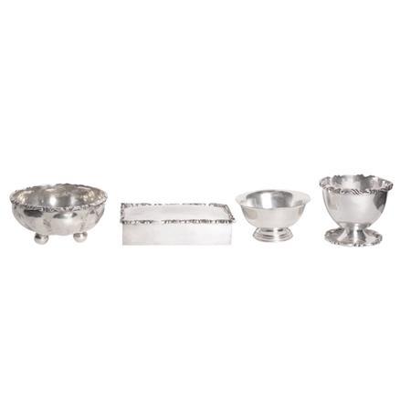 Appraisal: Group of Six Sterling Silver Table Articles Estimate -