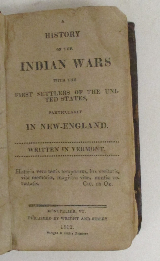 Appraisal: AMERICAN INDIANS Sanders Daniel C A History of the Indian