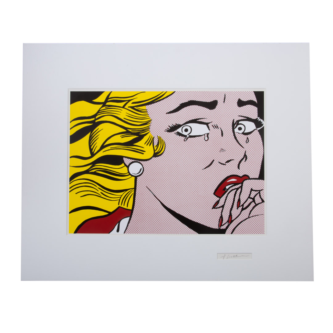 Appraisal: After Roy Lichtenstein Crying Girl poster American - Color poster