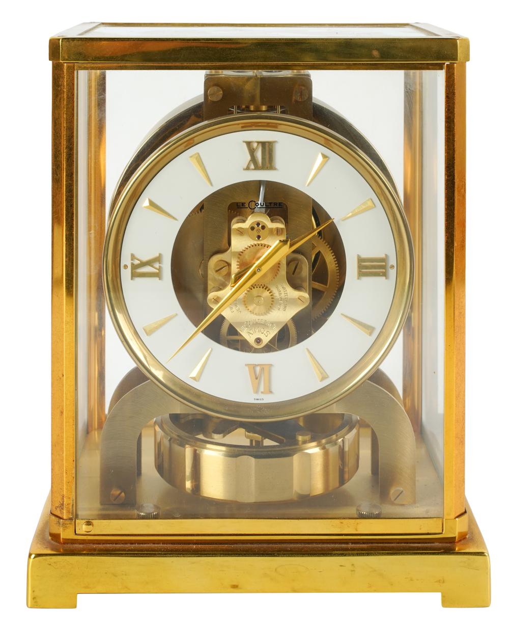 Appraisal: LE COULTRE ATMOS CLOCKsigned to dial serial number in brass