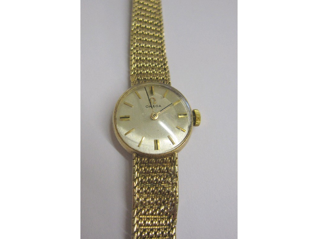 Appraisal: Ladies ct gold bracelet watch by Omega