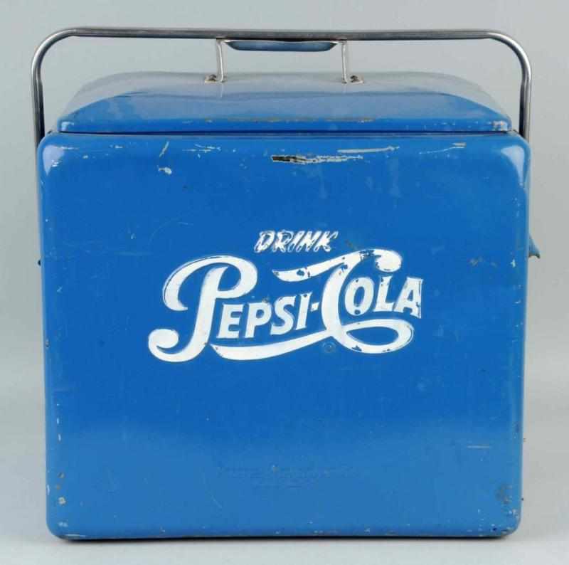 Appraisal: Blue Pepsi-Cola Cooler Condition Excellent Size x