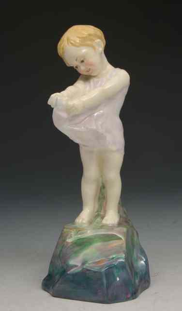 Appraisal: A ROYAL DOULTON PORCELAIN MODEL 'Here a little child I