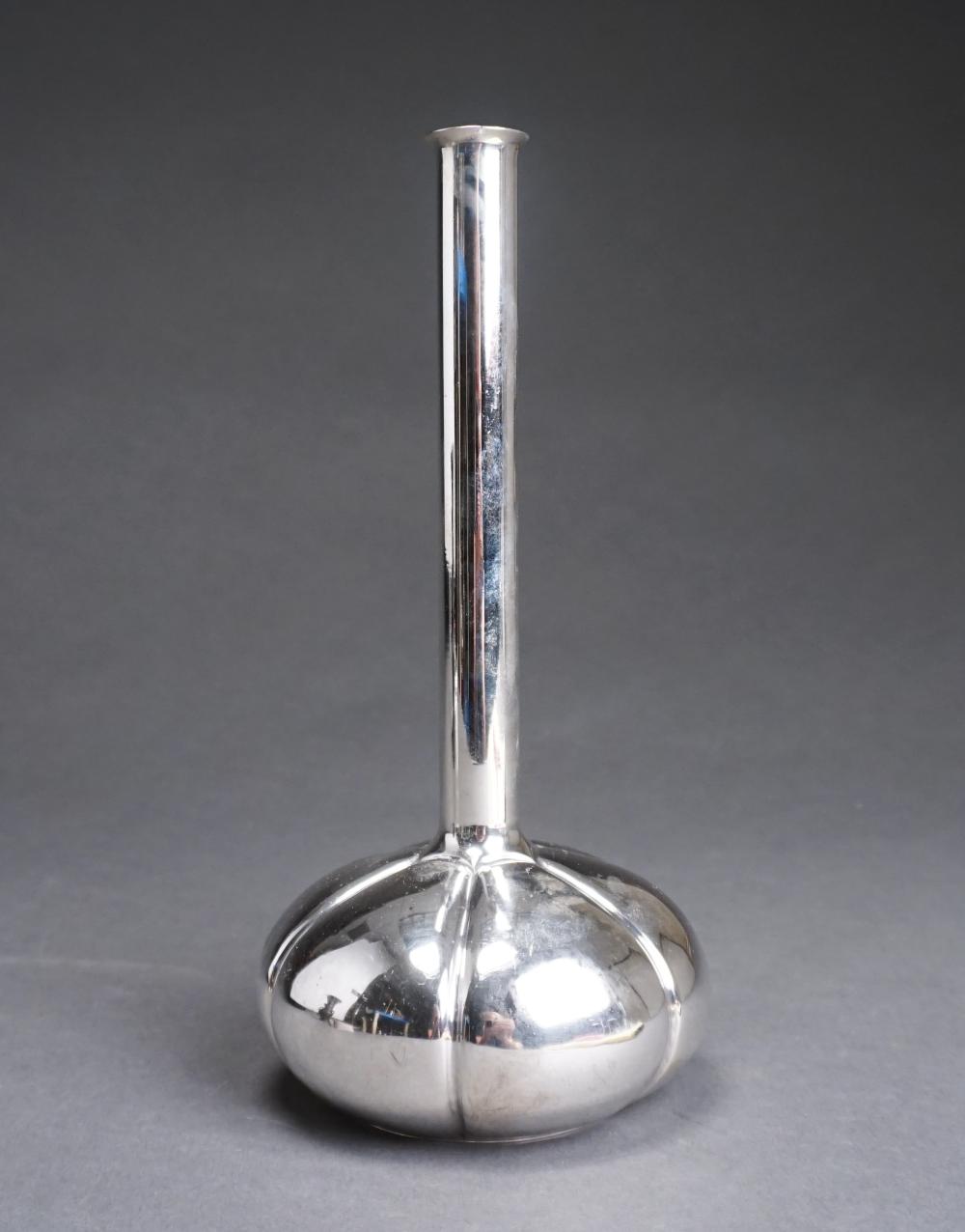 Appraisal: CARIMATI ITALIAN STERLING SILVER VASE H IN CM OZTCarimati Italian