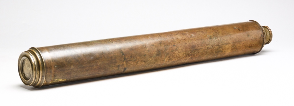 Appraisal: BRASS TELESCOPE England nd half- th century Extends to two