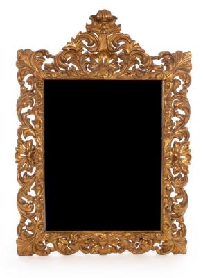 Appraisal: An th Century Italian Florentine frame with shell and C-scroll