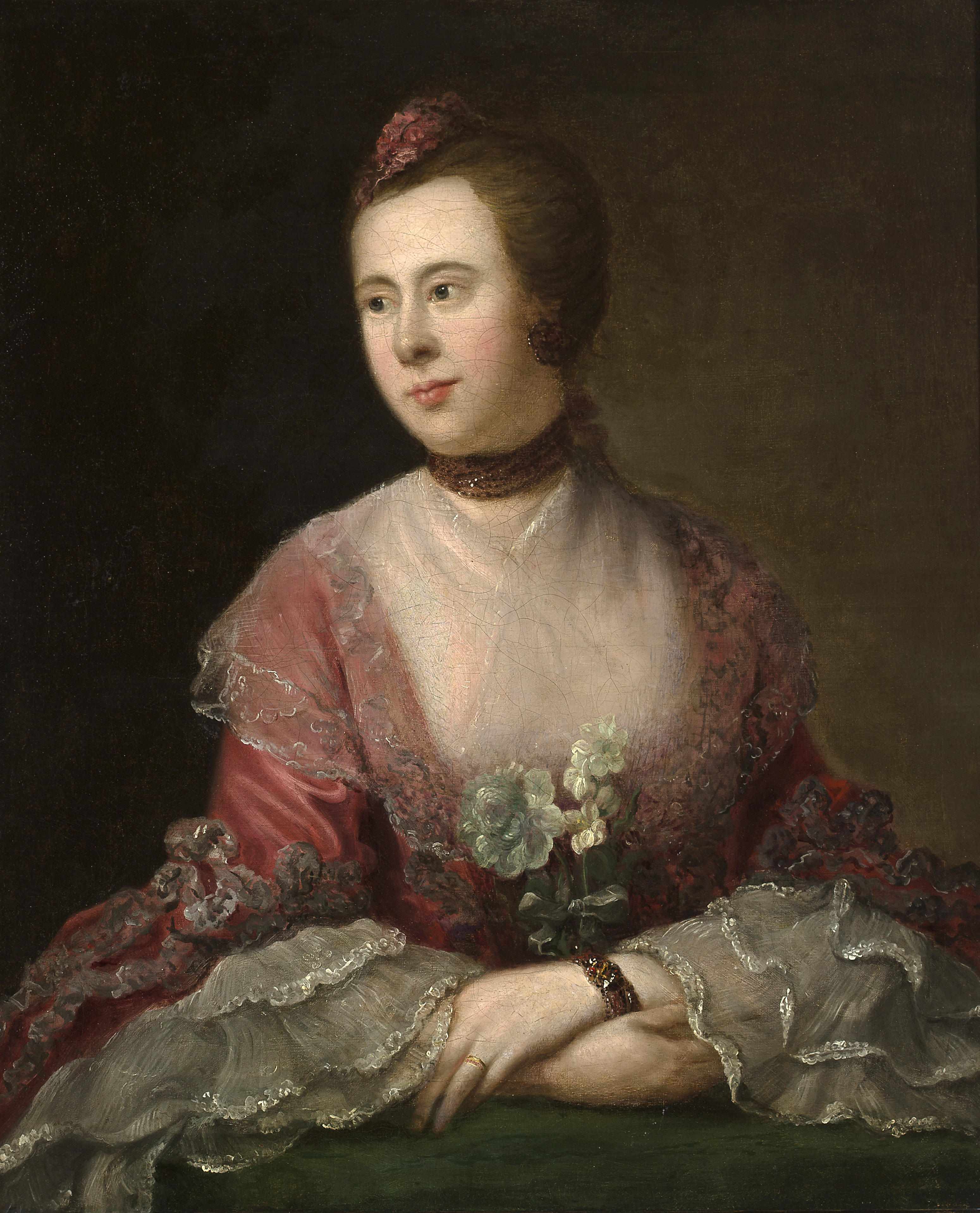 Appraisal: Circle of Allan Ramsay Scottish - A portrait of a