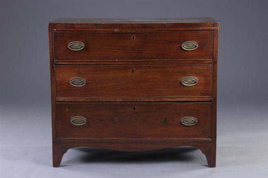 Appraisal: AMERICAN FEDERAL CHEST OF DRAWERS late th early th century