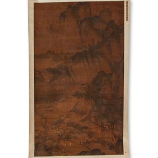 Appraisal: Manner of Mou Yi scroll painting Manner of Mou Yi