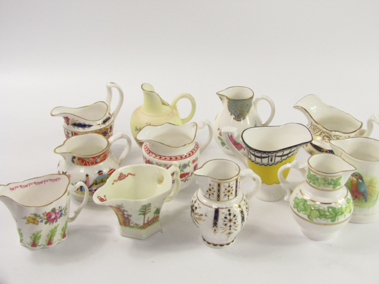 Appraisal: A Royal Worcester porcelain Historical Jug Collection comprising Dr Wall