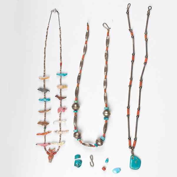 Appraisal: Southwestern Necklaces Plus Collected by Virginia Doneghy - lot of