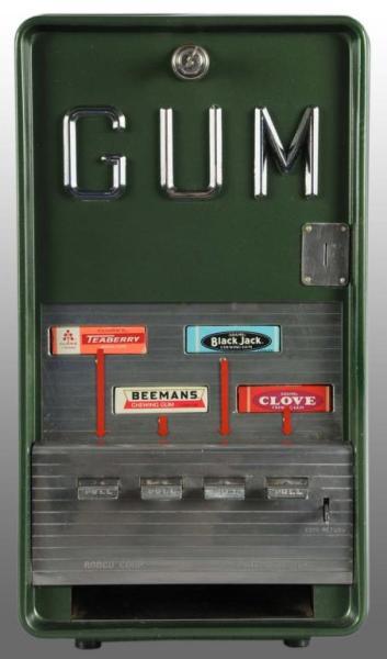 Appraisal: Metal Robice -Cent Gum Machine Description Unused mint metal cabinet