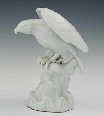 Appraisal: A Blanc de Chine Parrot Chinese Beautifully crafted porcelain parrot